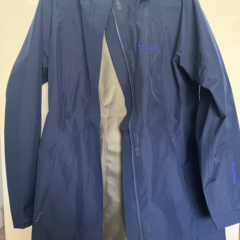 Marmot Navy Blue Waterproof Jacket
